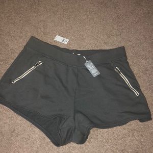 American Eagle & Aerie Fleece Zip Pocket Shorts